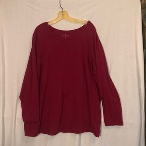 Woman Within Burgundy Top🌹